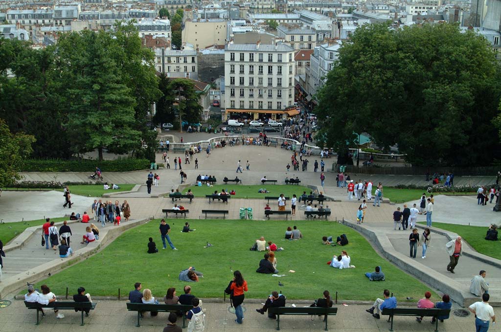 parvis du Sacré Coeur