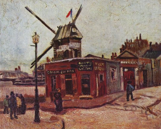 Van Gogh Moulin à Montmartre